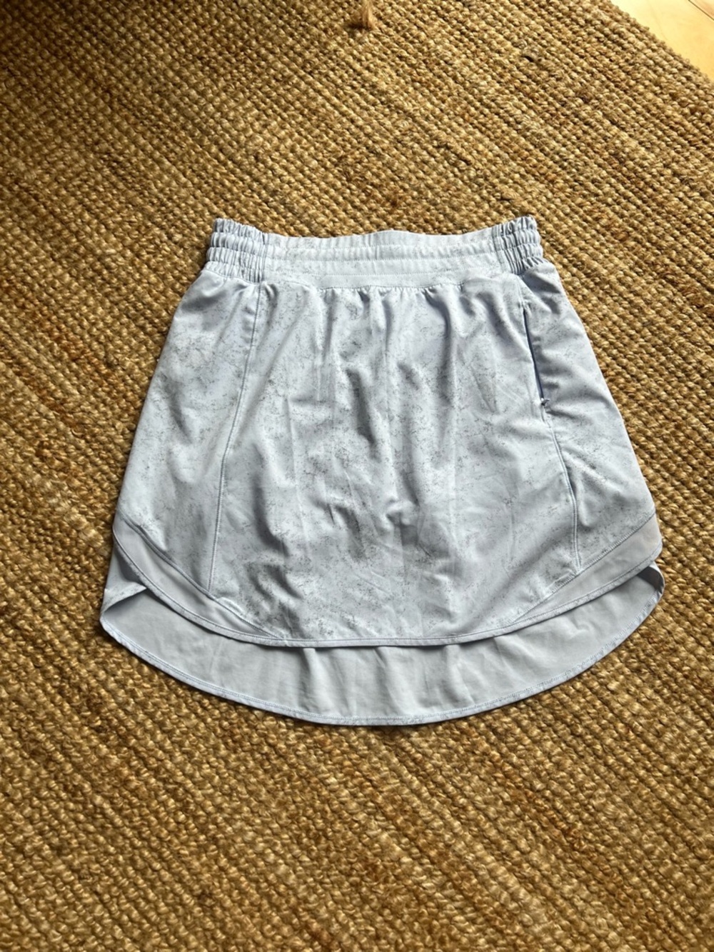 lululemon athletica Light Blue High-Low Active Skirt